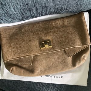 GiGi New York All leather clutch